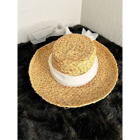 Kelley & Lang raffia straw sun hat osfm